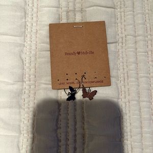 BRANDY MELVILLE BUTTERFLY EARRINGS, NEVER BEEN WORN, BRAND NEW